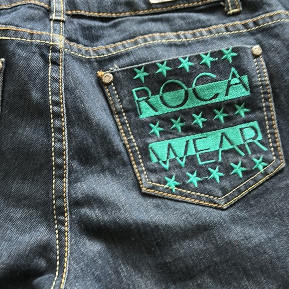 Vintage Rocawear Blue Jeans Size 7 - Picture 3 of 16